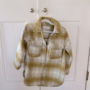 Girls flannel coat